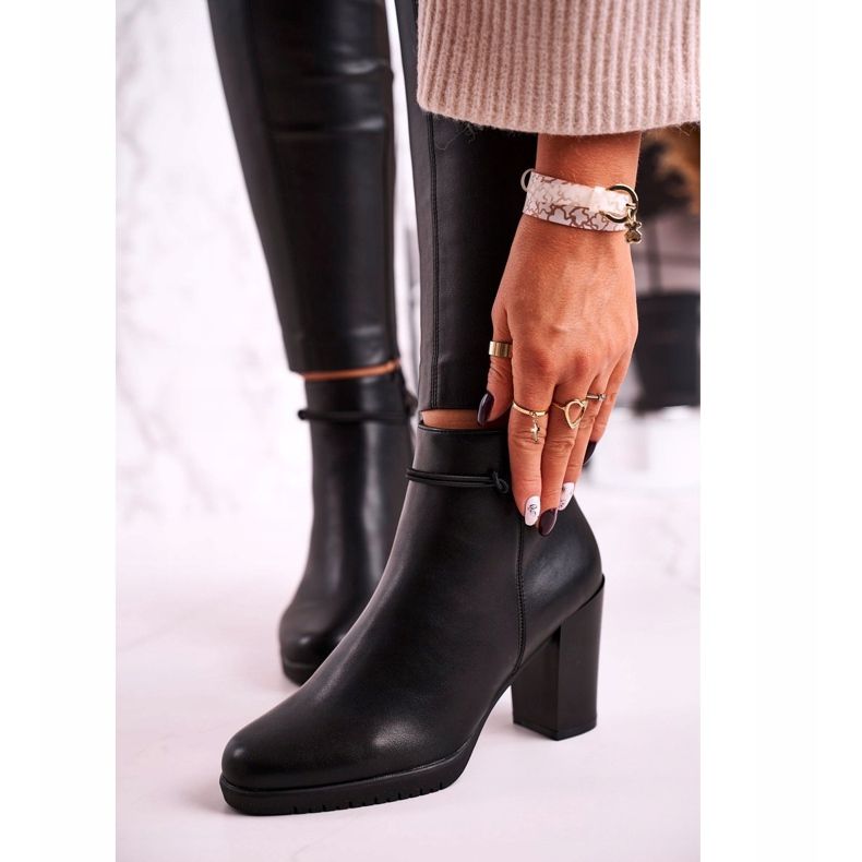 Tople čizme na petu Sergio Leone crne BT306 crna 1