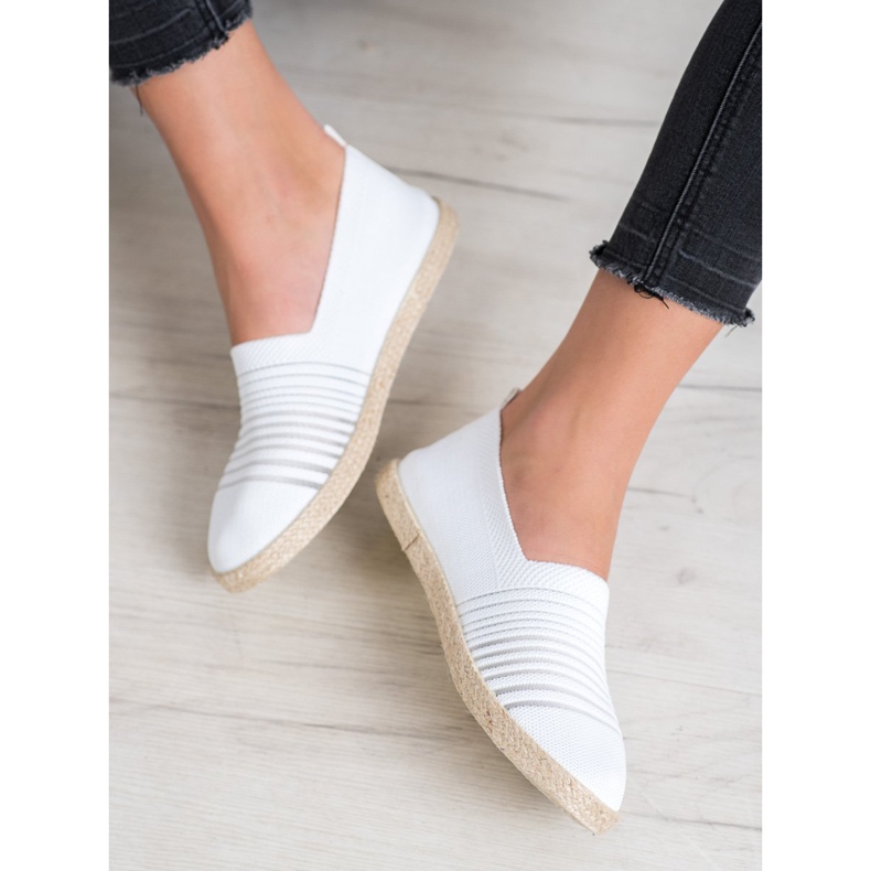MCKEYLOR Espadrile Slipony bijela 2
