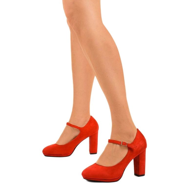 Crvene antilop pumpe na stupu Neridan crvena 1