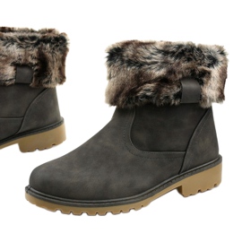 Sive ženske izolirane čizme tvrtke Giserelle siva 1