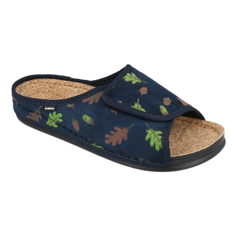 Inblu ženske cipele 155D115 mornarsko plava zelena 1