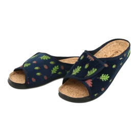 Inblu ženske cipele 155D115 tamnoplava zelena 3