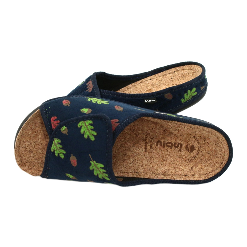 Inblu ženske cipele 155D115 tamnoplava zelena 5