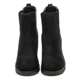 Queentina Chelsea Čizme na šanku crna 2