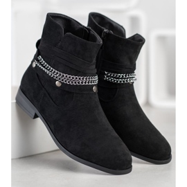 Cm Paris Kaubojke s ukrasnim lancem crno 1