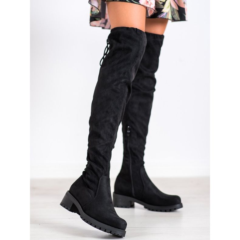 SHELOVET Udobni musketari crno 1