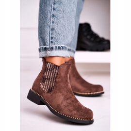 Ženske čizme Jodhpur čizme Suede Brown Meagan smeđa 1