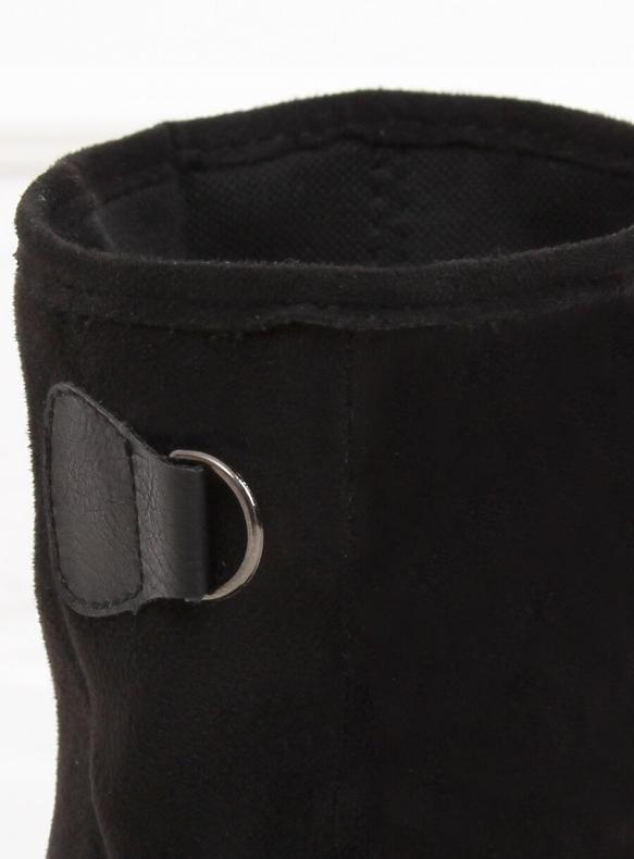 Crne čizme za žene J19-97 Crna Ii kvalitete 1
