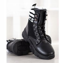 SHELOVET Modni radnici na vezanje bijela crna 1