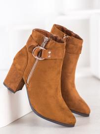 Balada Elegantne čizme s ornamentom smeđa 1