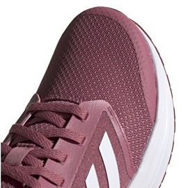 Ženske tenisice za trčanje adidas Galaxy 5 bordo FW6124 bijela crvena 2