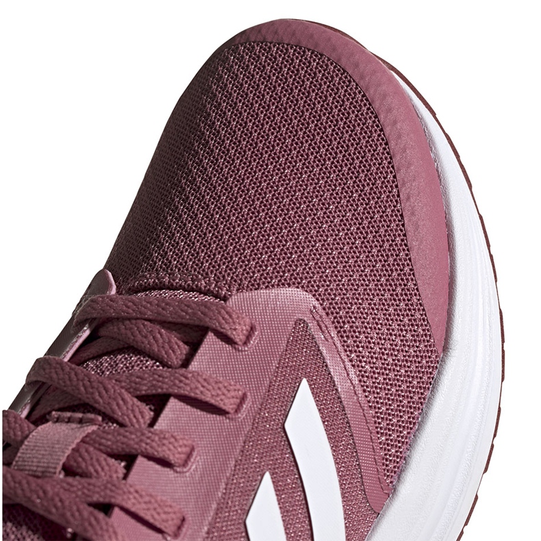 Ženske tenisice za trčanje adidas Galaxy 5 bordo FW6124 bijela crvena 2