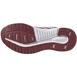 Ženske tenisice za trčanje adidas Galaxy 5 bordo FW6124 bijela crvena 5