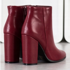 Camo Klasične čizme od eko kože crvena 1