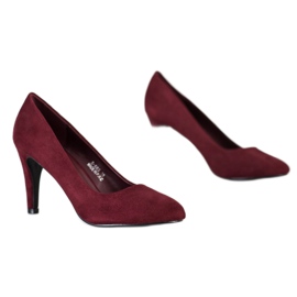 Renda Maroon Pumps od antilopa crvena 1