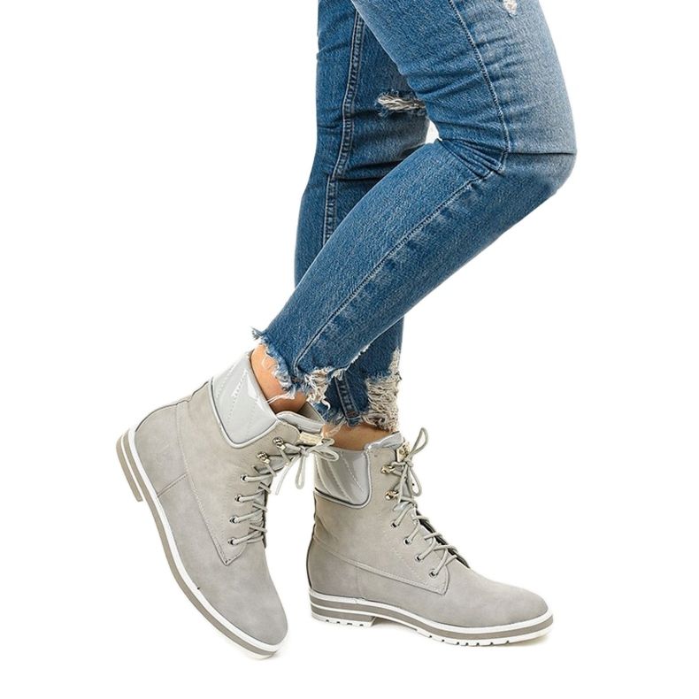 Arlinda sive izolirane čizme siva 1