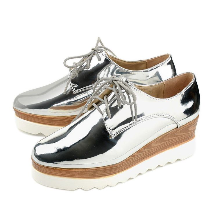 Klizne srebrne cipele s GF-FD9 vijcima srebro 2