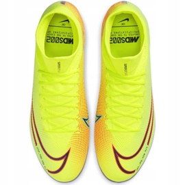 Nike Mercurial Superfly 7 Pro Mds Fg BQ5483 703 nogometne cipele bijela, crna, ružičasta žuta boja 1