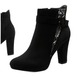 Crne čizme na stupu s eko-antilopom Lysianassa crna 1