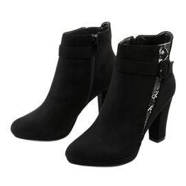 Crne čizme na stupu s eko-antilopom Lysianassa crna 2