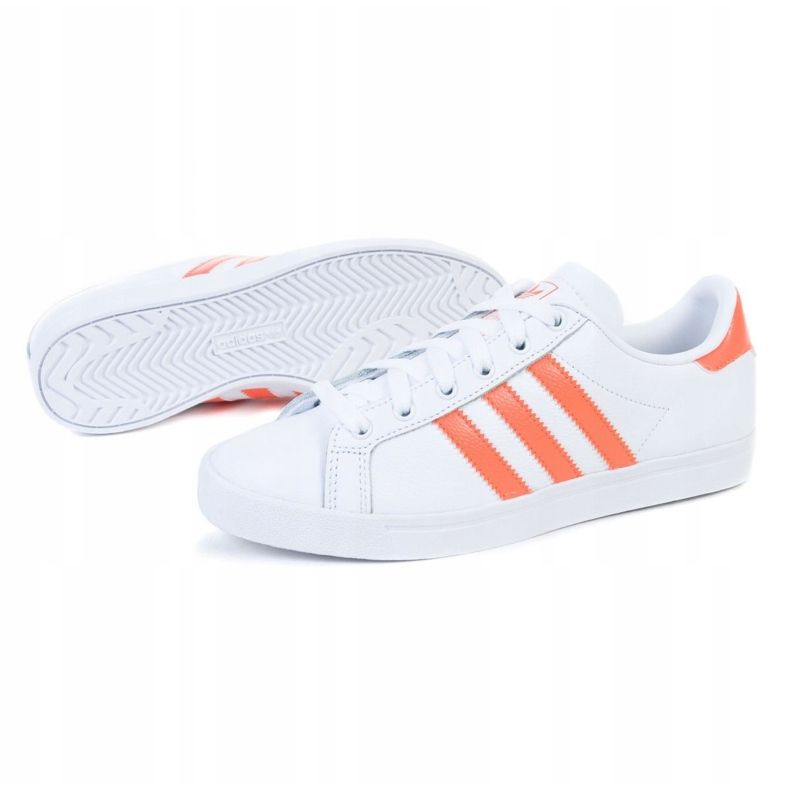 Cipele adidas Coast Star W EE6202 bijela narančasta 1