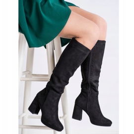 Goodin Čizme od antilopa na stupu crna 1