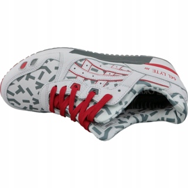 Asics Gel-Lyte III U 1191A251-100 bijela crvena siva 2
