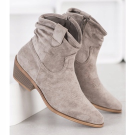 Cm Paris Kaubojske čizme od antilopa bež 1