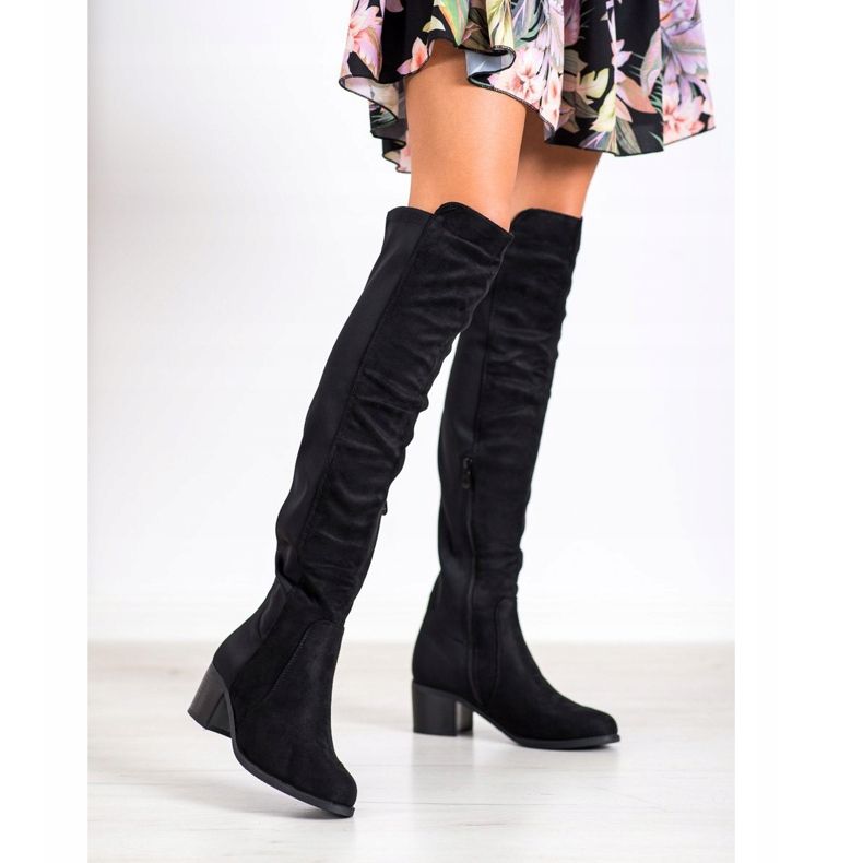 Balada Čizme na niskom postu crno 1