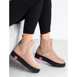 Seastar Čizme na platformi bež 2