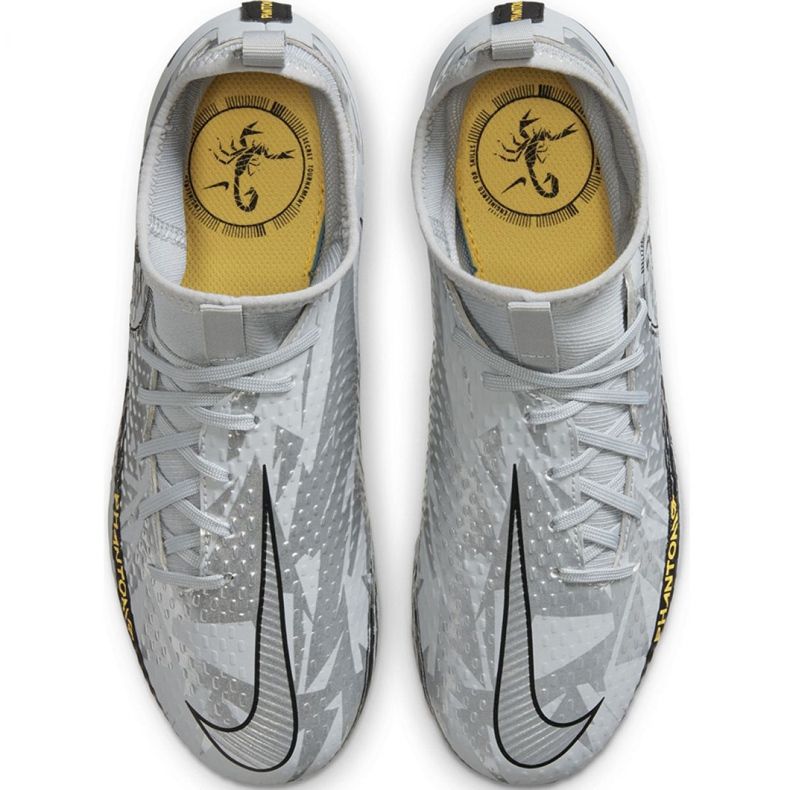 Nike Phantom Gt Scorpion Academy Dynamic Fit FG / MG Jr DA2287 001 nogometne cipele plava siva 1
