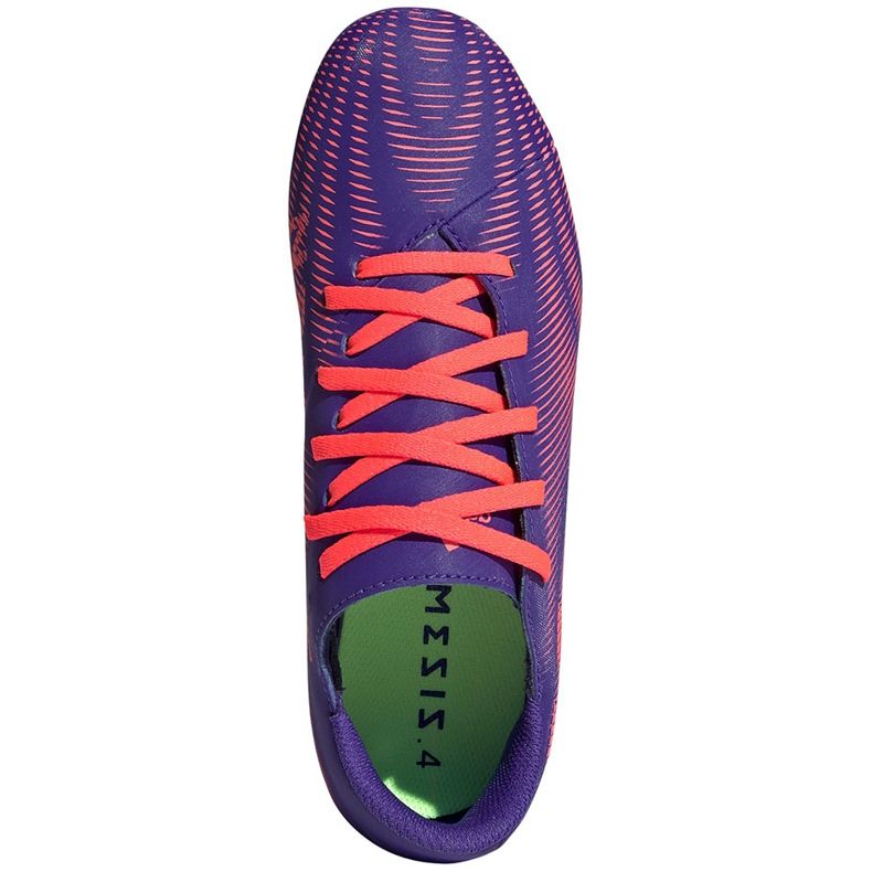 Kopačke adidas Nemeziz.4 FxG Junior ljubičasto-roza EH0585 ljubičasta 1