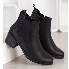 J. Star Čizme na niskom postu crno 2