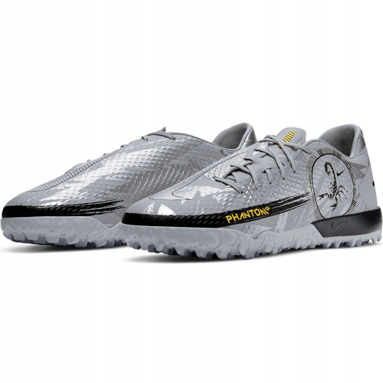 Nike nogometne cipele Phantom Gt Scorpion Academy Dynamic Fit Tf DA2263 001 crna siva 1