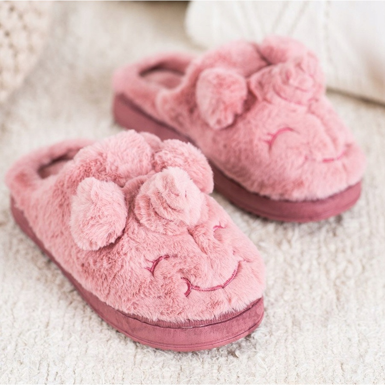 Bona Ženske papuče jednorog ružičasta 1