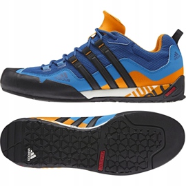 Adidas Terrex Swift Solo M AQ5296 cipele crna plava narančasta 1