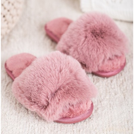 Bona Elegantne ružičaste papuče ružičasta 1