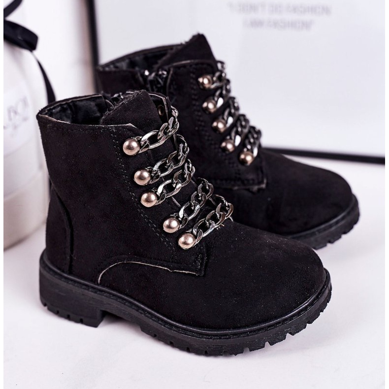 Dječje izolirane zamke Eko lanac od antilopa Black Rock &amp; Roll crna 1