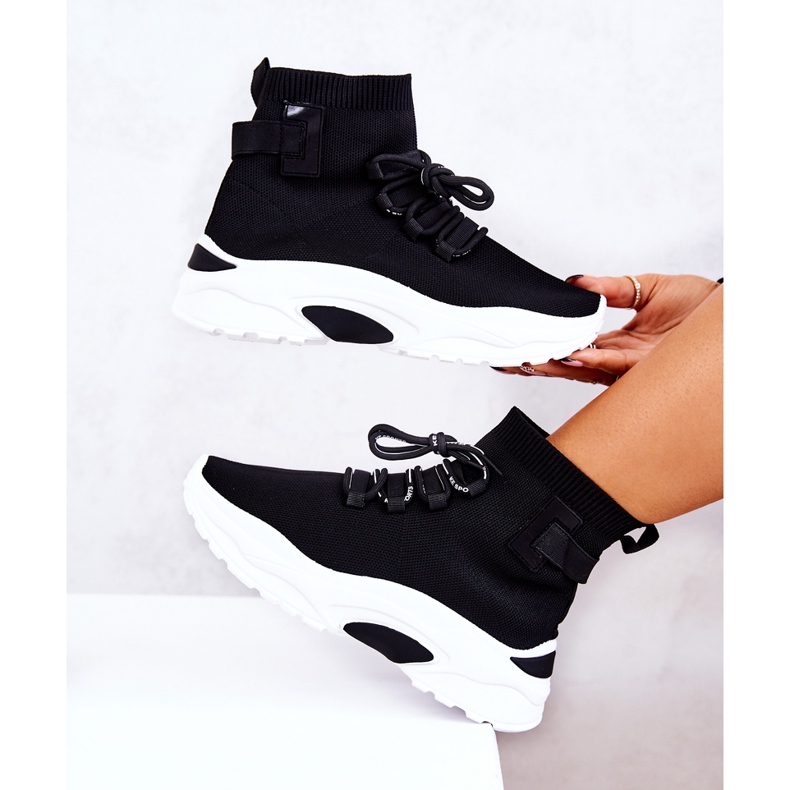 Ženske sportske čarape crne KeSports crna 1