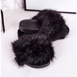 PS1 Dječje crne modne papuče Fashionista crna 1