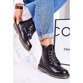 Ženske tople čizme Matt Black Thunder crna 2