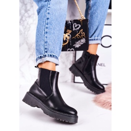 PJ1 Ženske čizme Jodhpur čizme na gumenom potplatu Voyager crne crna 1