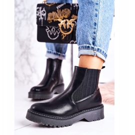 PJ1 Ženske čizme Jodhpur čizme na gumenom potplatu Voyager crne crna 2