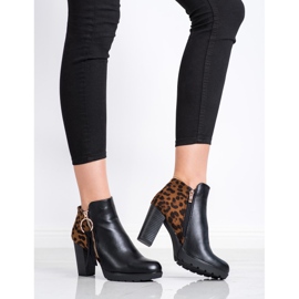 Goodin Tople čizme s leopard printom smeđa crno 1