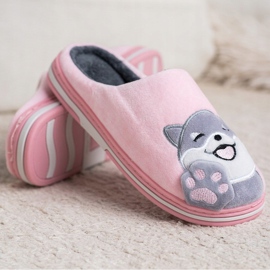 Bona Papuče dobrodošlice kući ružičasta siva 2