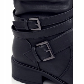 Crne ženske jahaće čizme 7501 Black crno 1