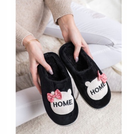Bona Kućne papuče crno 2