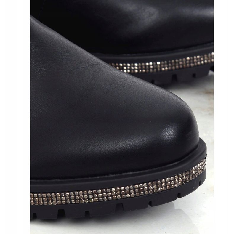 Crne ženske jahaće čizme SG-501 Black crno 1