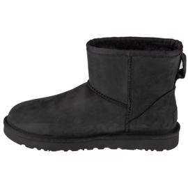 Čizme Ugg W Classic Mini Koža W 1016558-BLK crna 1