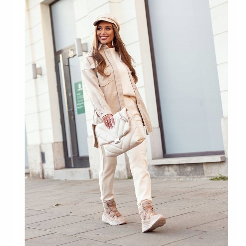 Kylie Crazy Ženske tenisice Bež čizme za snijeg Missy 1